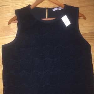 Velvet/ Lace shaped tank